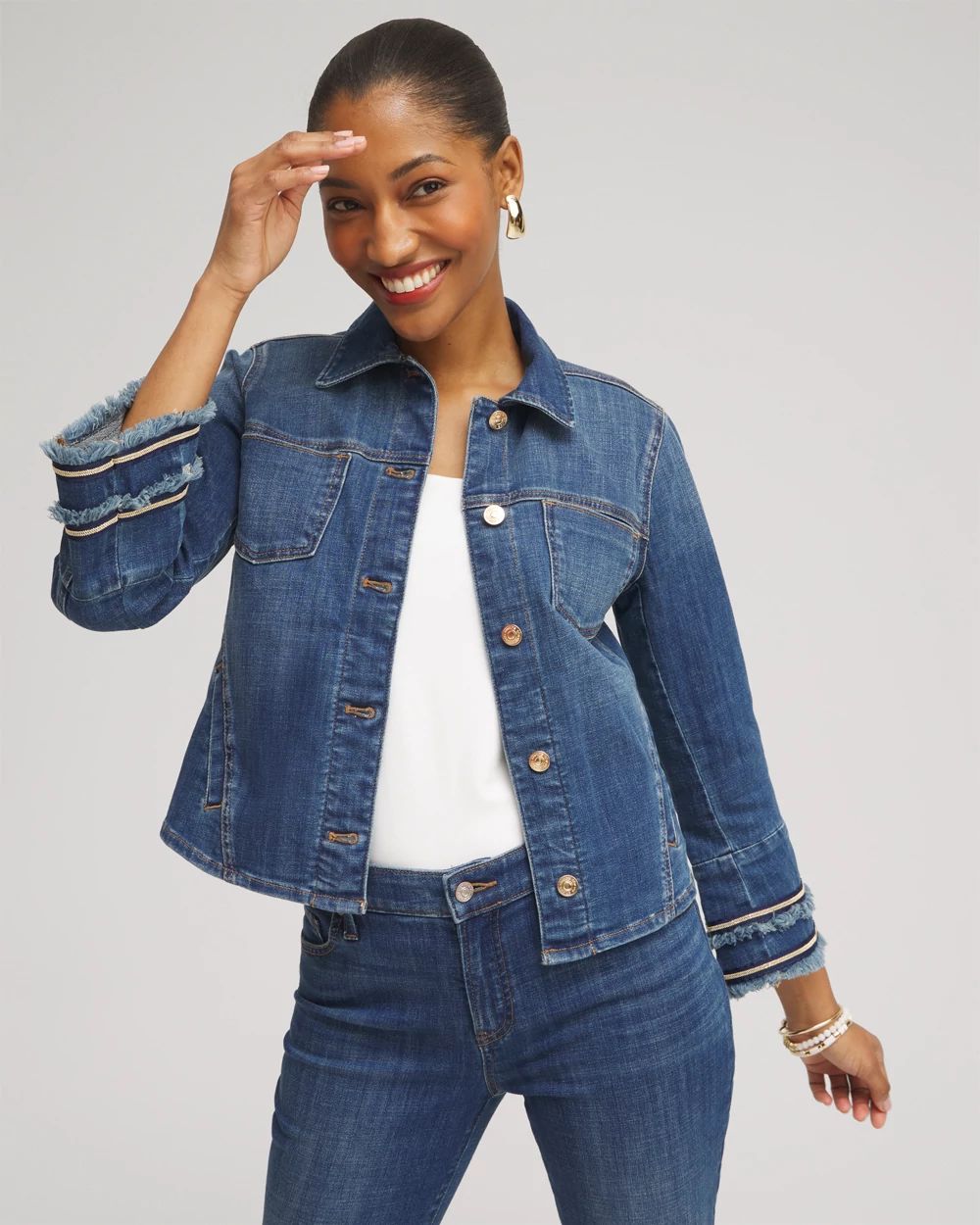 Close Encounter Denim Jacket – Chica Chic